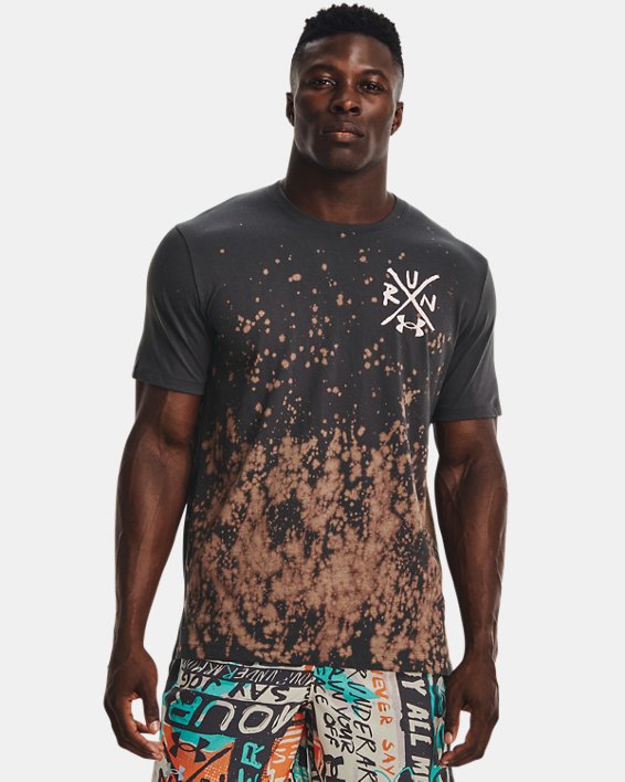 Men's UA Destroy All Miles T-Shirt, Gray, pdpMainDesktop image number 0
